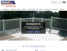 Tablet Screenshot of duramaxbp.com